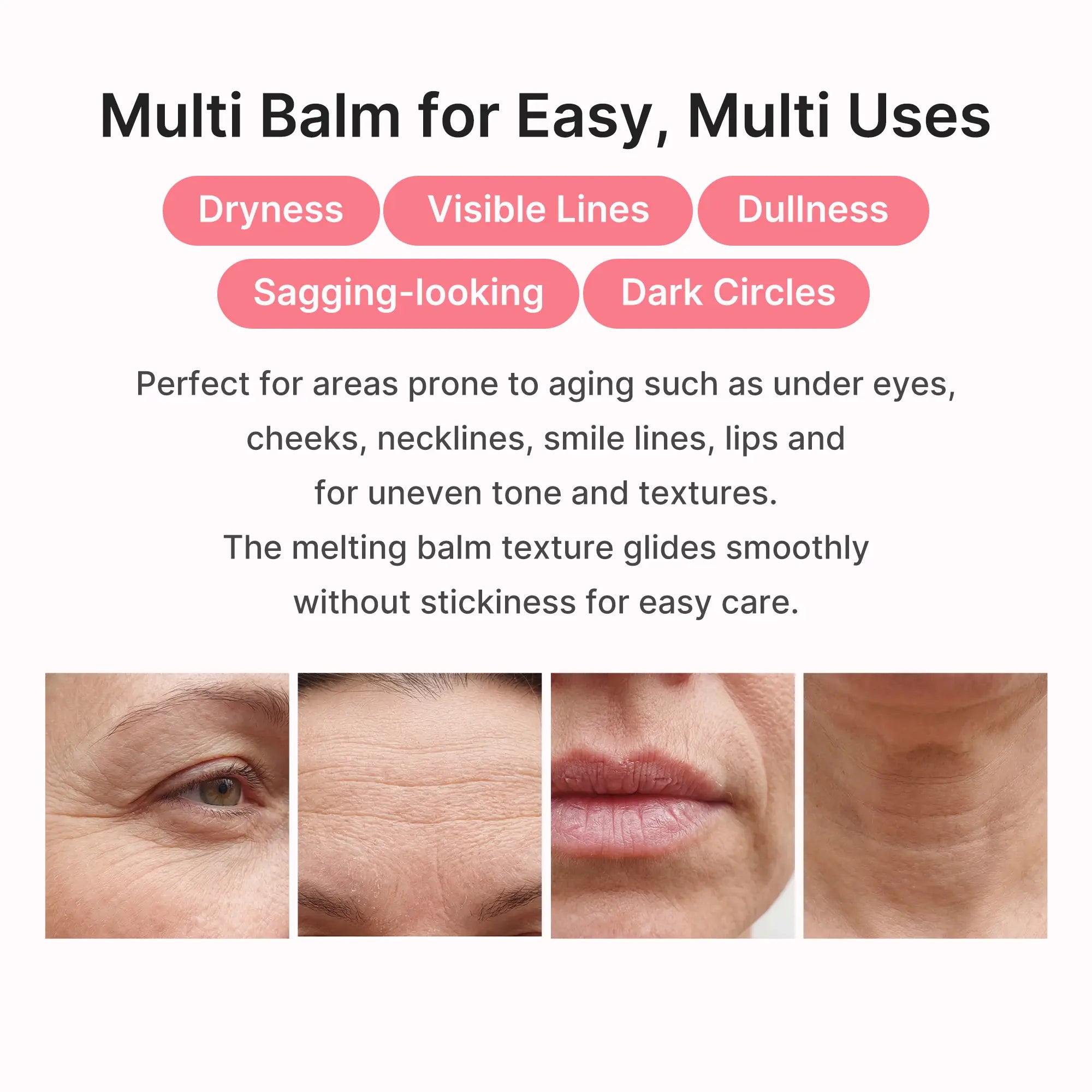 [medicube] PDRN Pink Collagen Volume Multi Balm | All In One Volufiline, PDRN, NAD Stick for Youthful-Looking, Helping Look of Fine Lines, Firming Care, Anti-Aging Care | For Under-Eyes, Neck, Forehead, Smile Lines, Lip Care | Korean Skincare